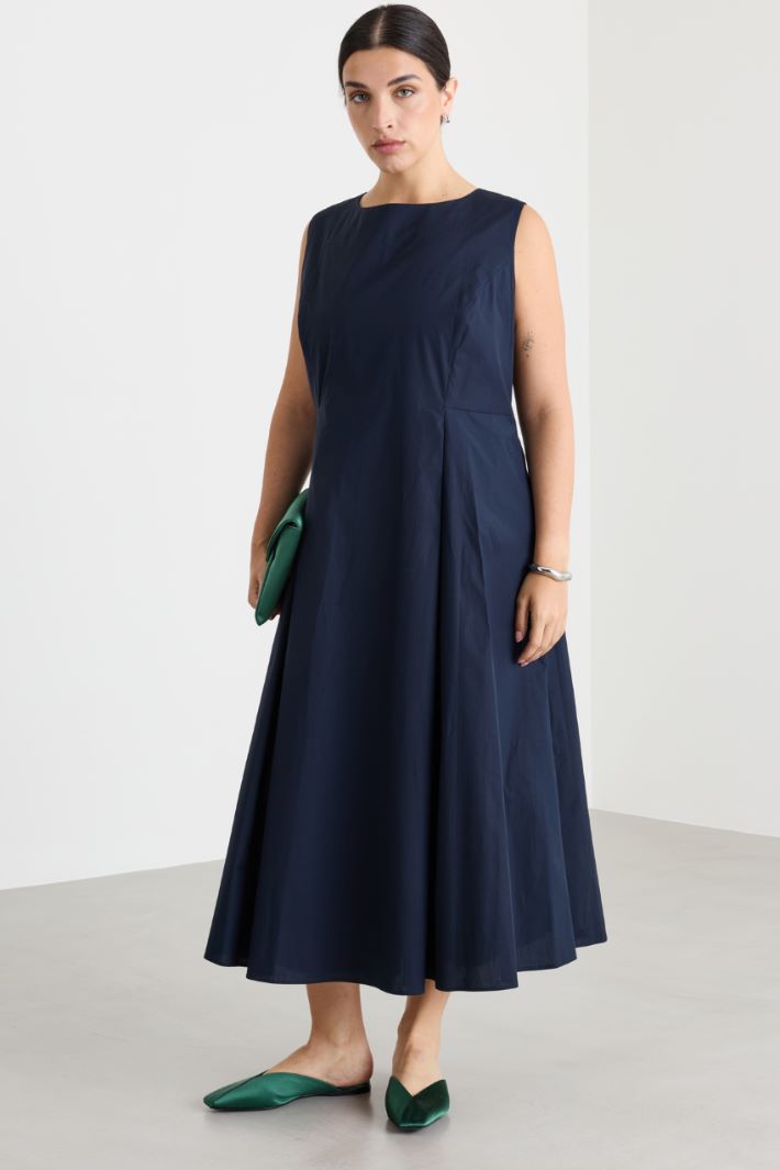 Poplin dress - BLUE - Intrend - 2