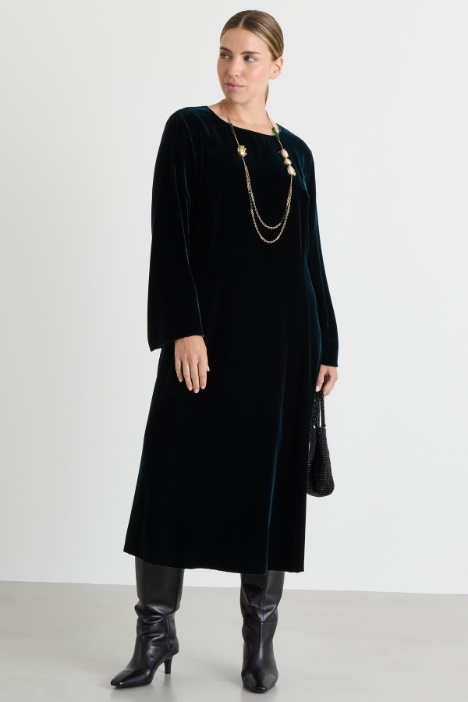 Velvet dress - Intrend