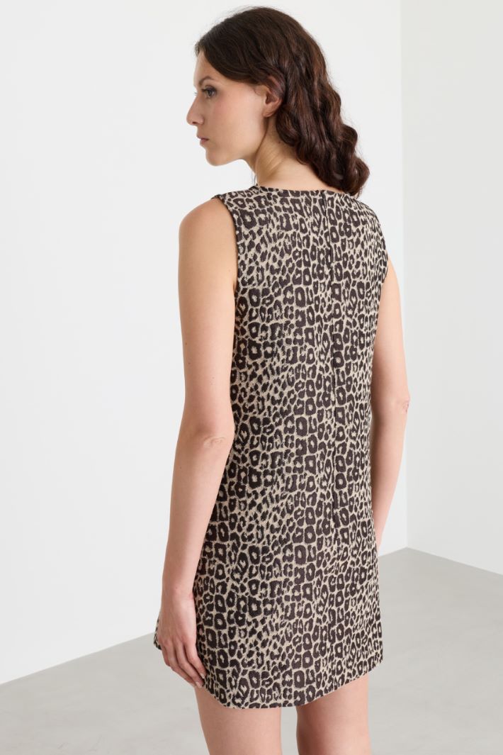 Animal Print Dress - ANIMAL - Intrend - 4