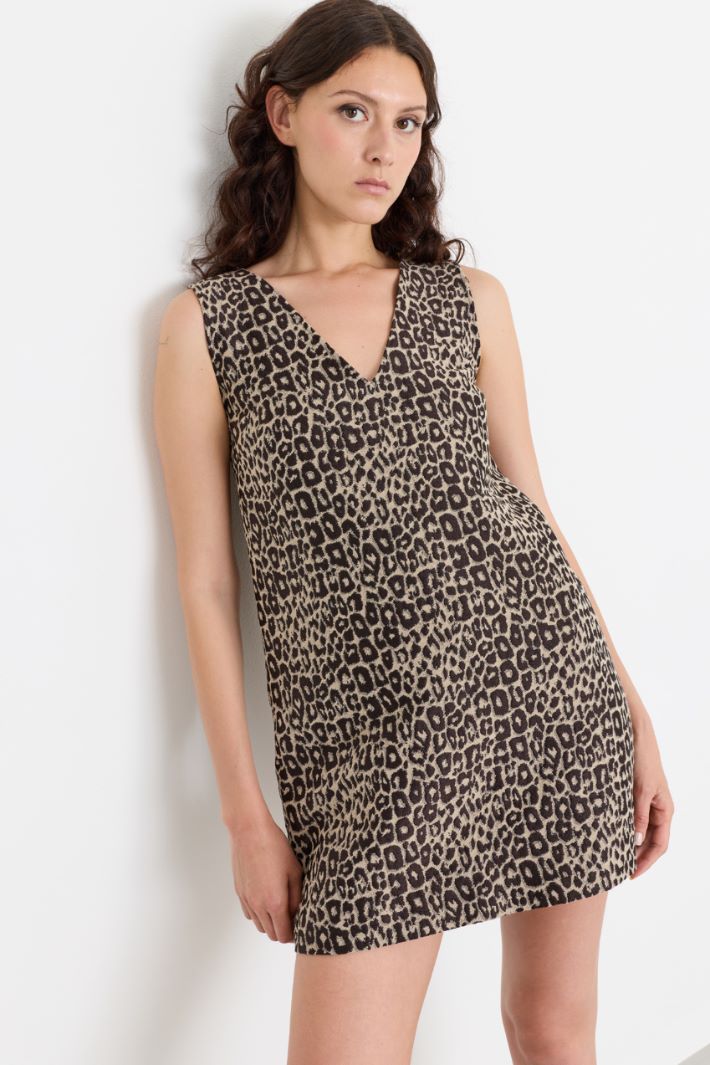 Animal Print Dress - ANIMAL - Intrend - 3