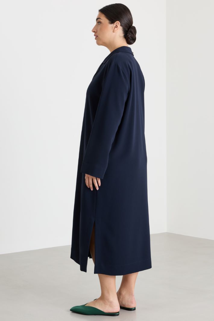 Cady shirt dress - BLUE - Intrend - 4