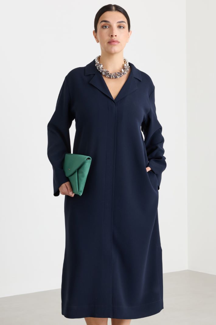 Cady shirt dress - BLUE - Intrend - 2