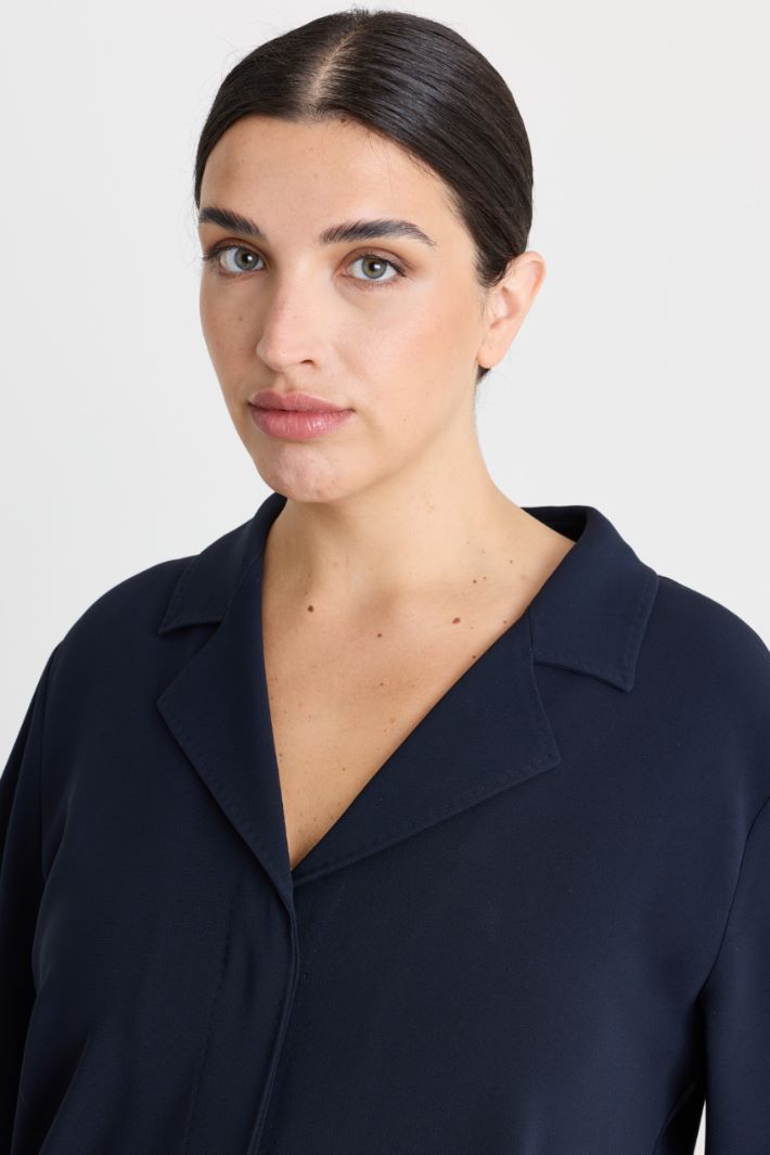 Cady shirt dress - BLUE - Intrend - 3