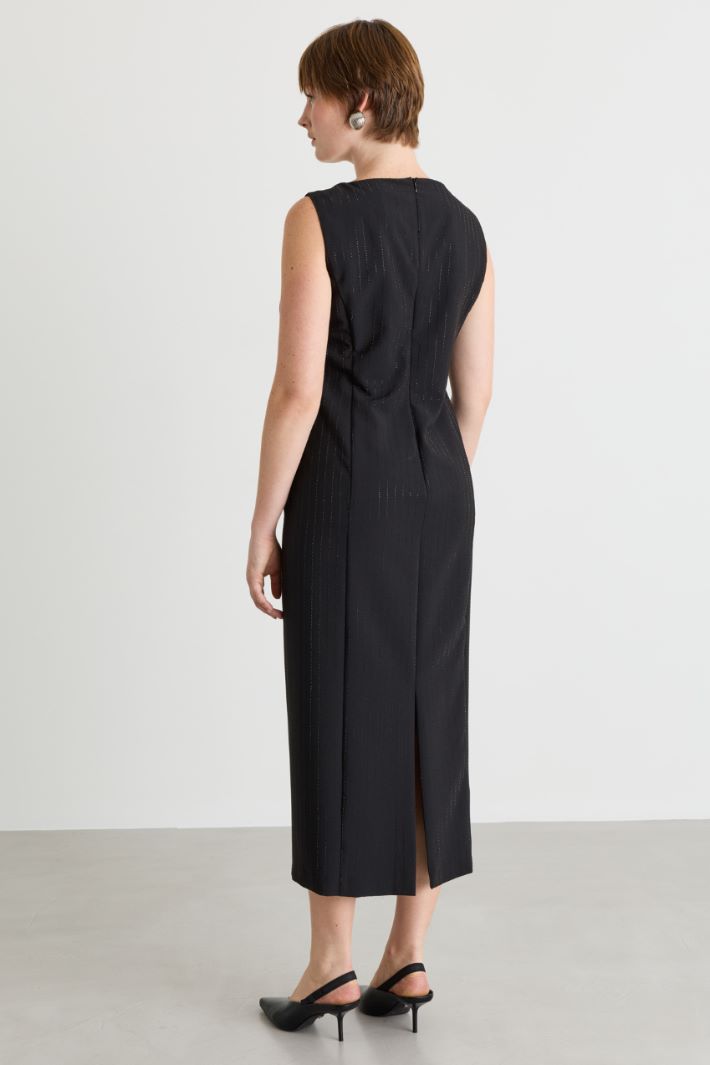Levantine dress with rhinestones - BLACK - Intrend - 4