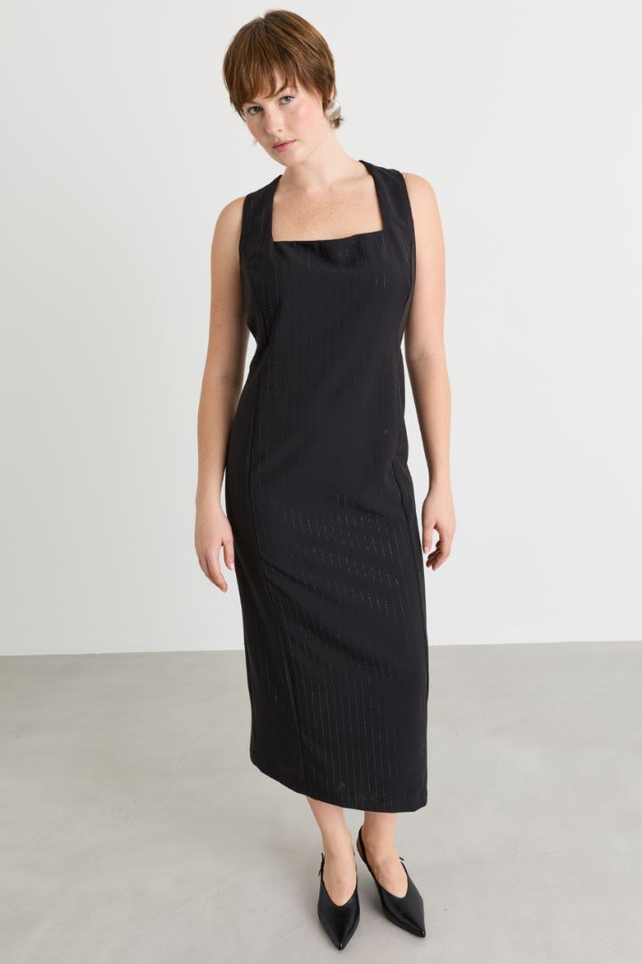Levantine dress with rhinestones - BLACK - Intrend - 2