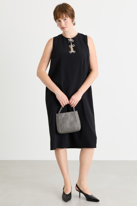 Rhinestone cady dress - Intrend