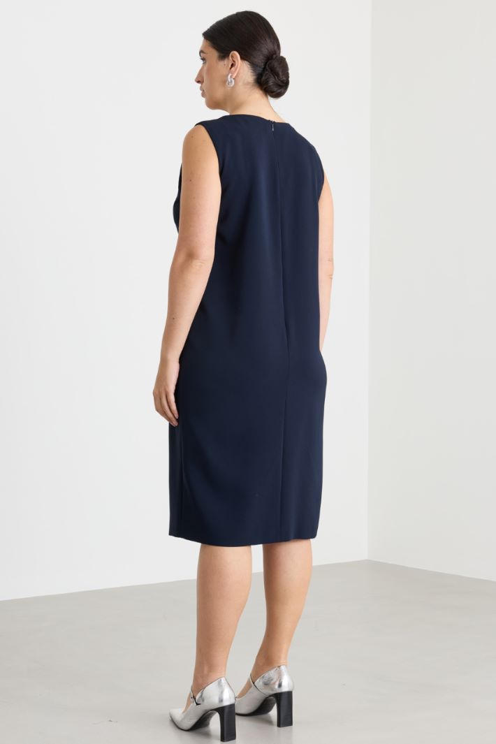 Rhinestone cady dress - BLUE - Intrend - 4