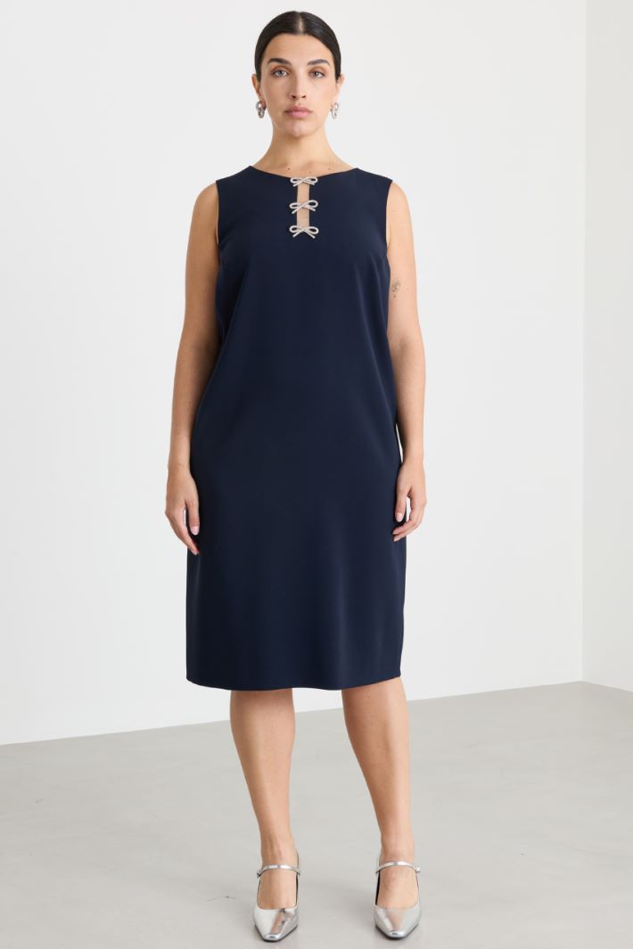 Rhinestone cady dress - BLUE - Intrend - 2