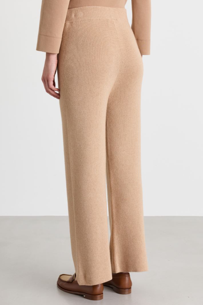 Knit trousers - CAMEL - Intrend - 4