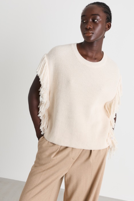 Fringed waistcoat - Intrend
