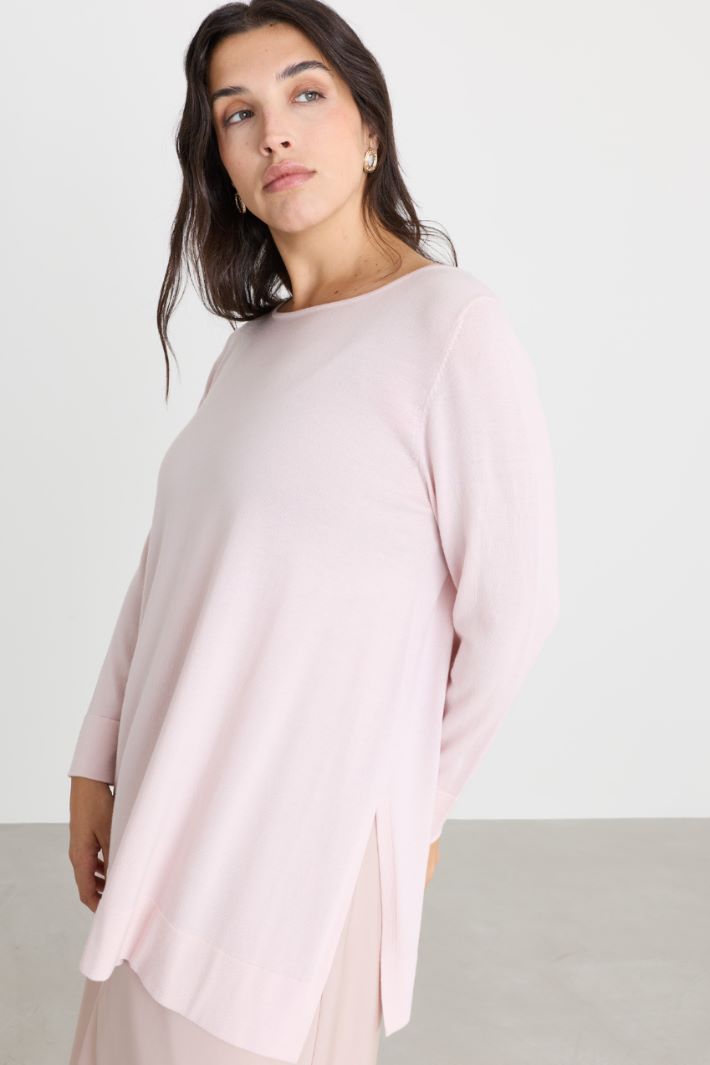 Maglia con spacchi - ROSA - Intrend - 3