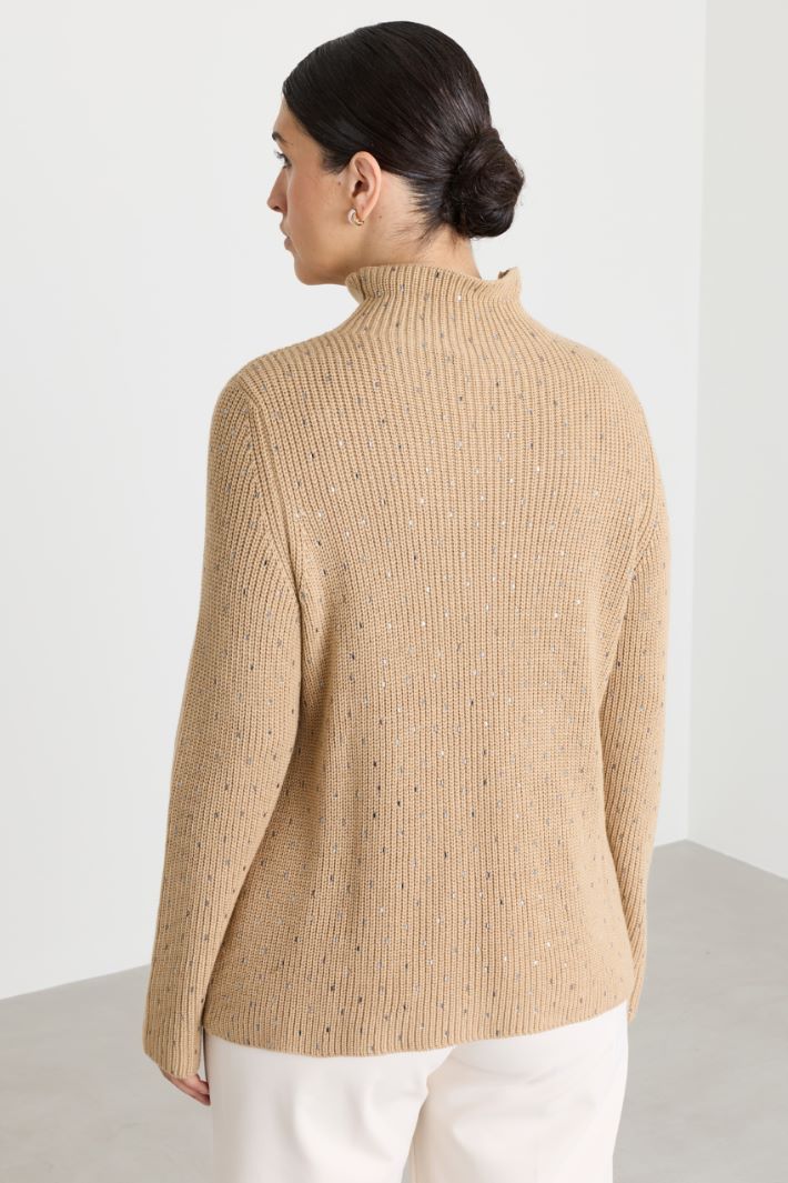 Maglia con strass - CAMMELLO - Intrend - 4