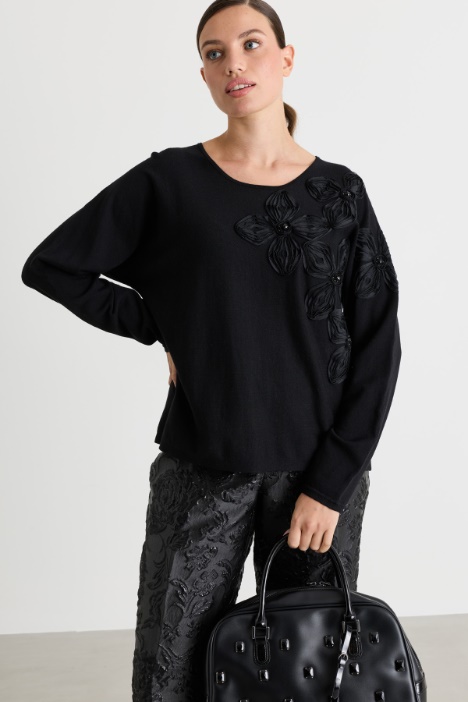 Embroidered jumper - Intrend