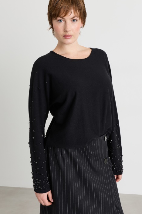 Embroidered jumper - Intrend