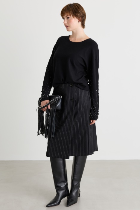 Embroidered jumper - Intrend