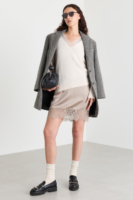 Maglia con dettagli in pizzo - Intrend
