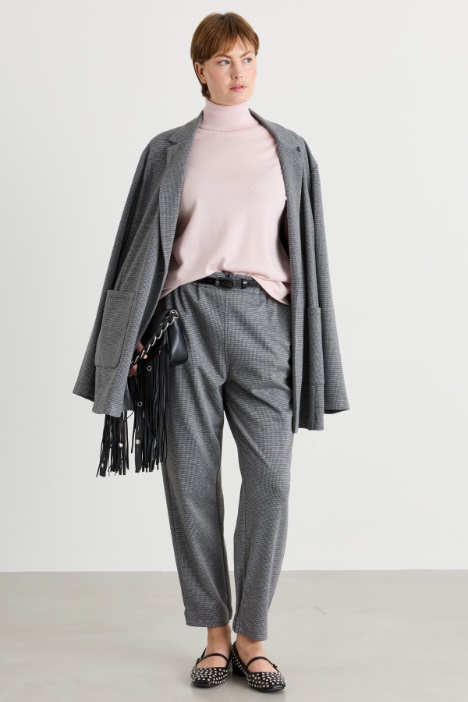Maglia dolcevita a manica corta - Intrend