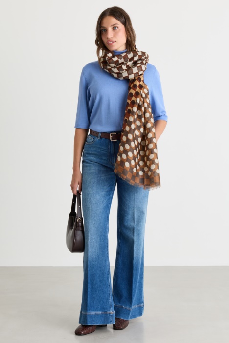 Jersey de cuello alto y manga corta - Intrend