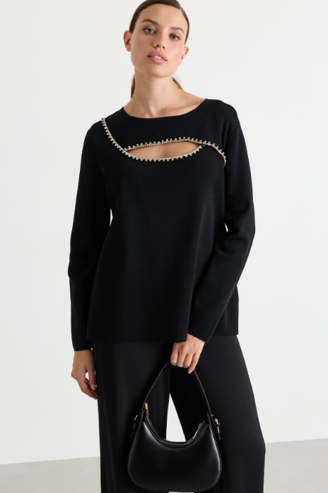 Cut-out jumper - Intrend