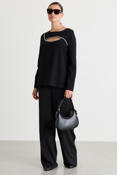 Jersey con cut-out - Intrend