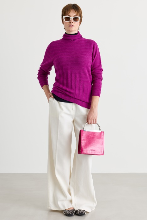 Pullover in Linksstrick - Intrend
