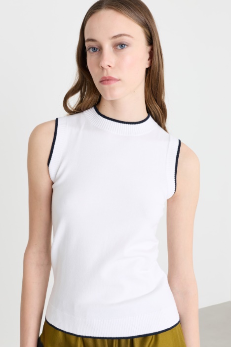 Maglia senza maniche