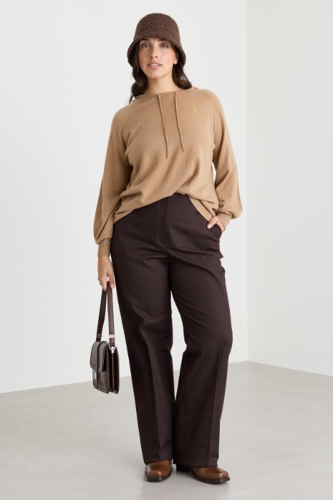 Maglia con cappuccio a coulisse - Intrend