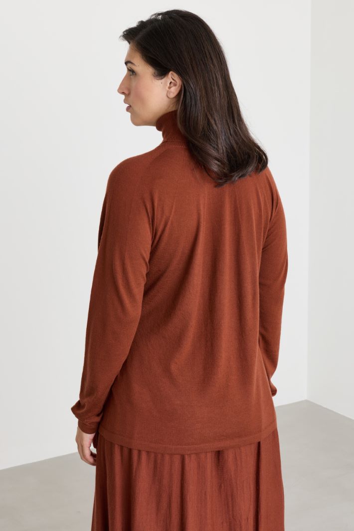 Maglia semiaderente - MARRONE - Intrend - 4