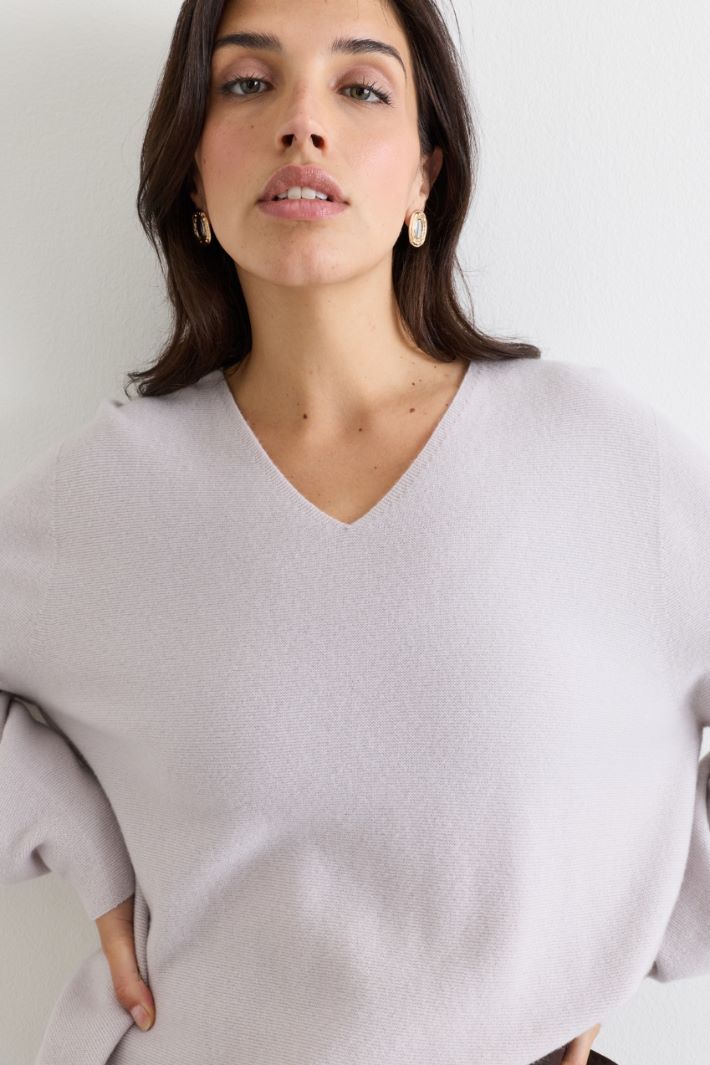 Pullover mit Puffärmeln - GRAU - Intrend - 3