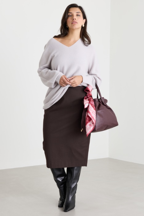 Pullover mit Puffärmeln - Intrend