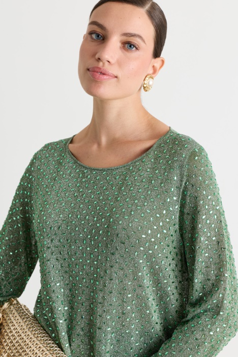 Maglia con strass