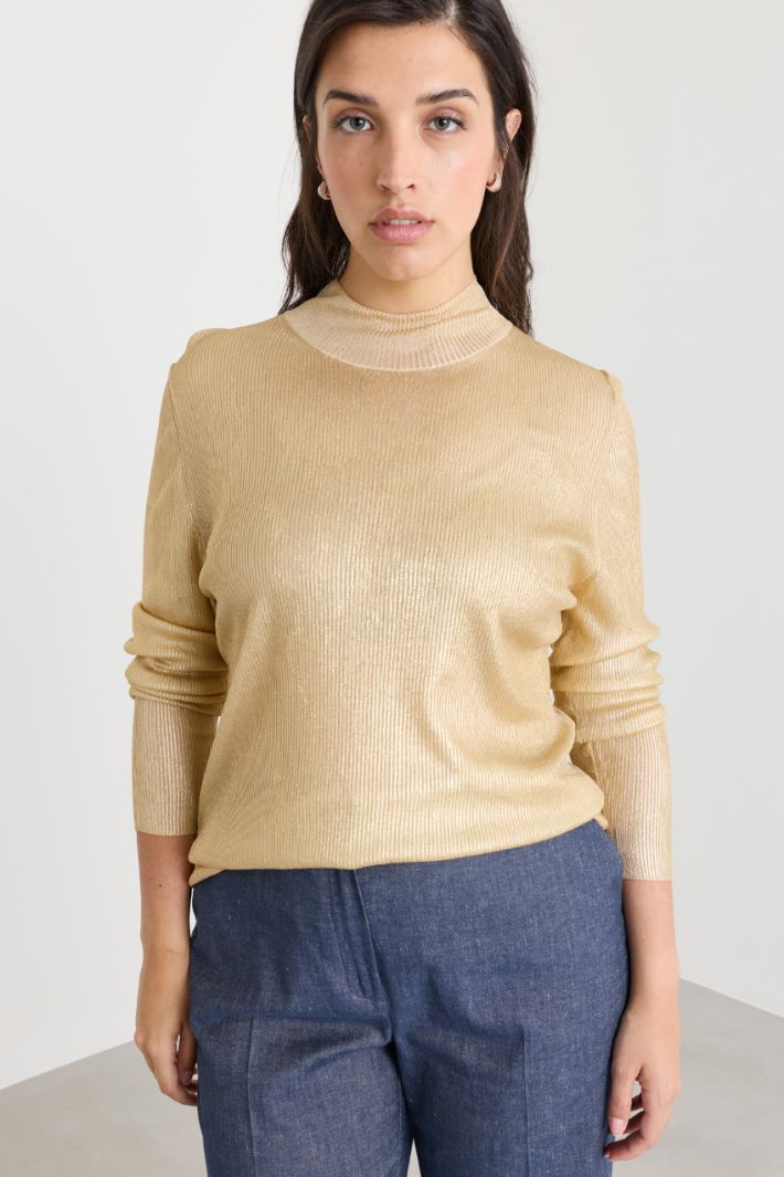 Pull en fil lamé - OR - Intrend - 2