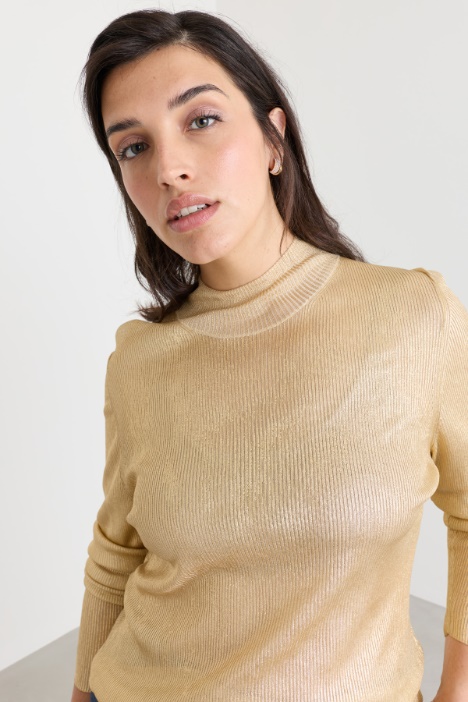 Maglia in filato laminato