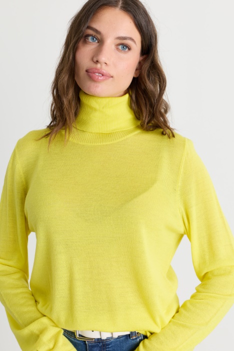 Maglia dolcevita in lana