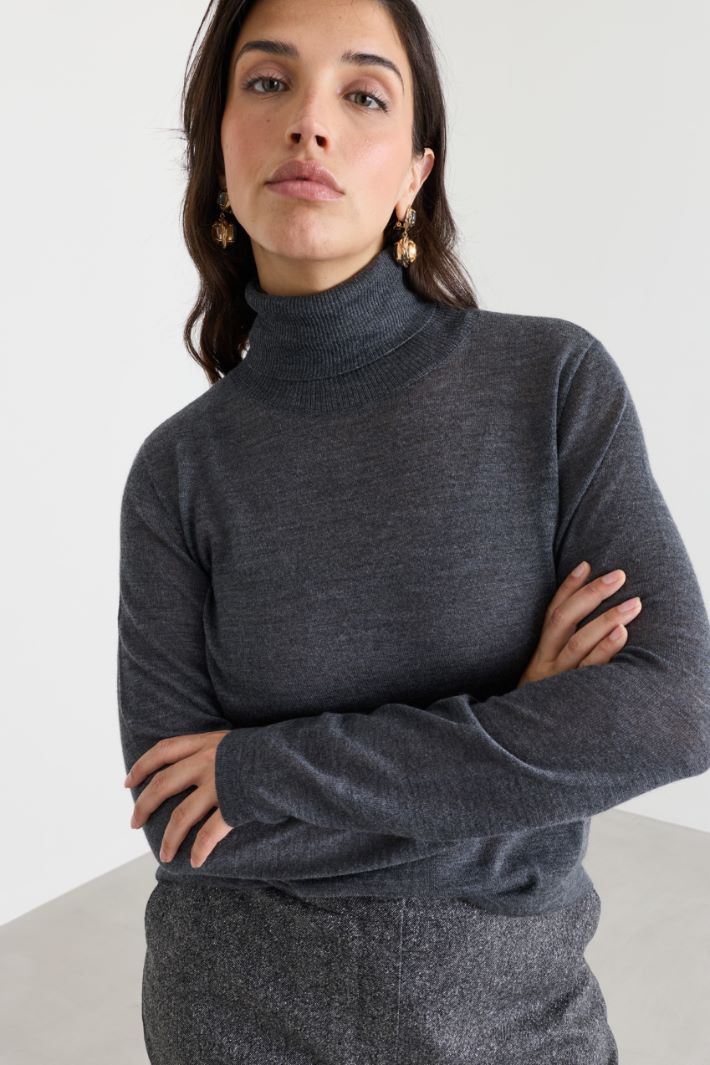 Pull semi-ajusté - GRIS - Intrend - 3