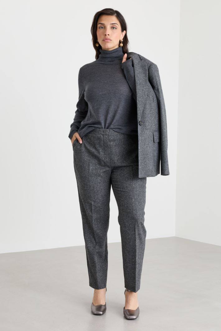 Pull semi-ajusté - GRIS - Intrend