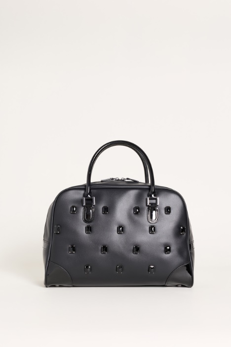 Borsa con ricami di cabochon - Intrend