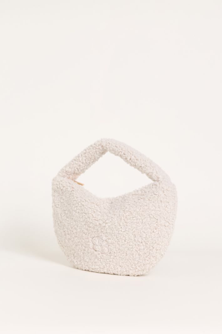 Bouclé Bag - WHITE - Intrend - 2