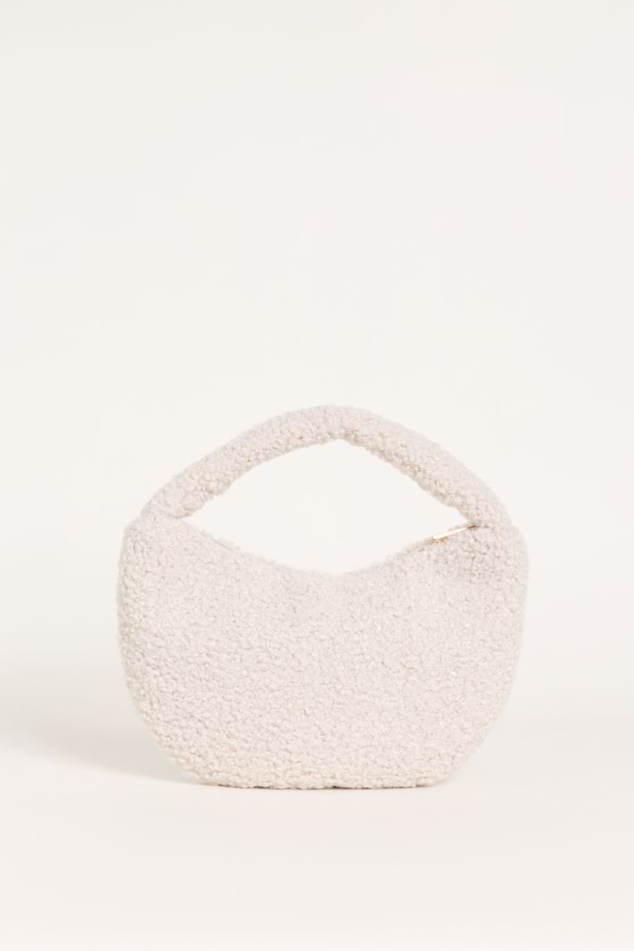 Bouclé Bag - WHITE - Intrend - 3