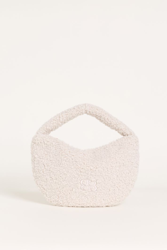Bouclé Bag - WHITE - Intrend