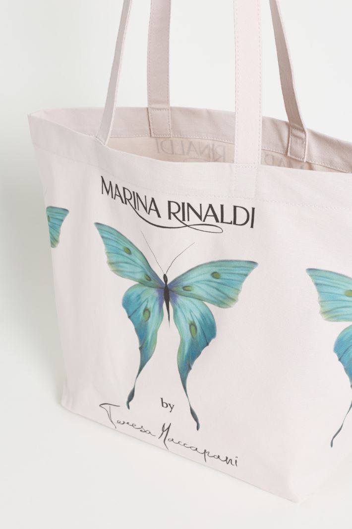 Printed shopper - WHITE - Intrend - 4