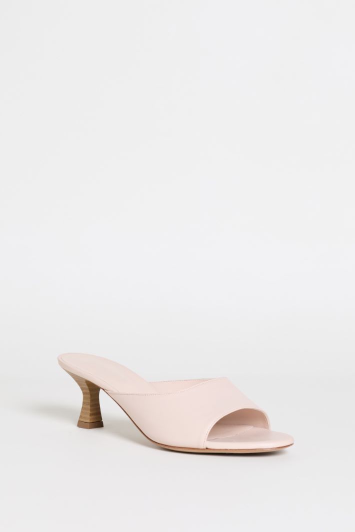 Leather mules - PINK - Intrend - 2