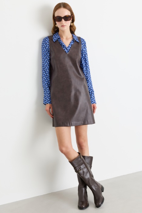 Short coated dress - Intrend