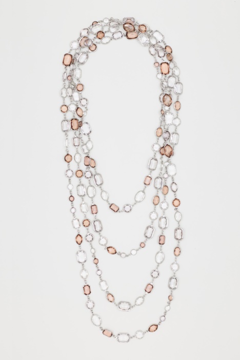 Crystal-embellished necklace - Intrend
