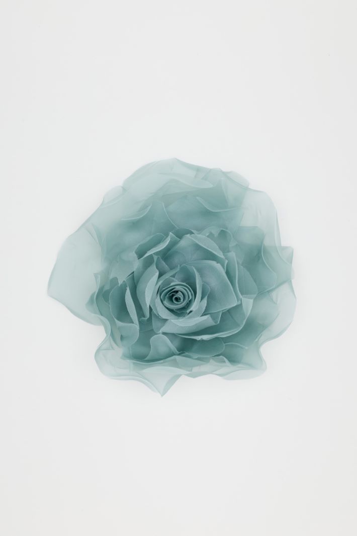 Organza Brooch - LIGHT BLUE - Intrend - 2