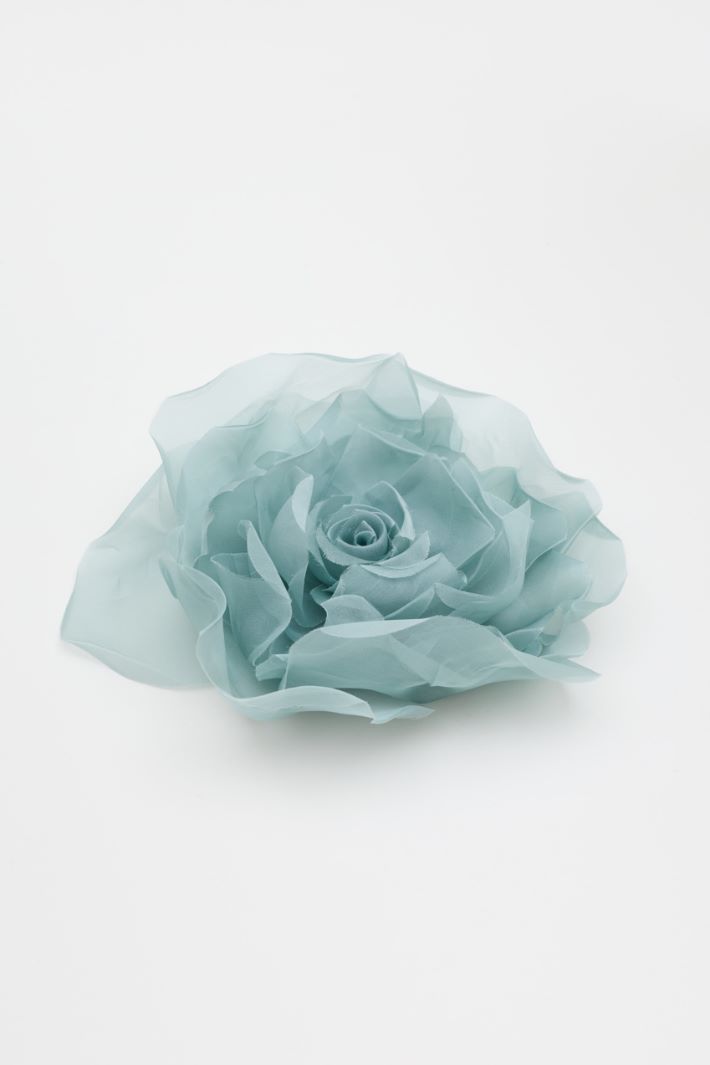 Organza Brooch - LIGHT BLUE - Intrend