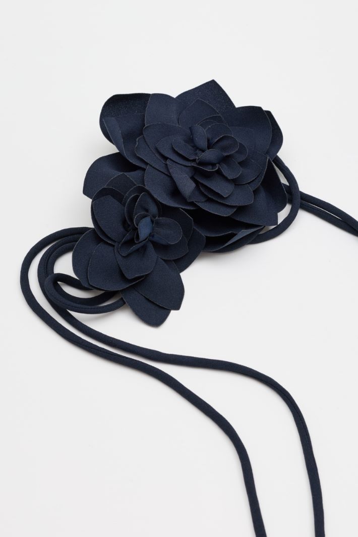 Floral Brooch - BLUE - Intrend - 2