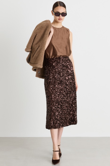Sequinned skirt - Intrend