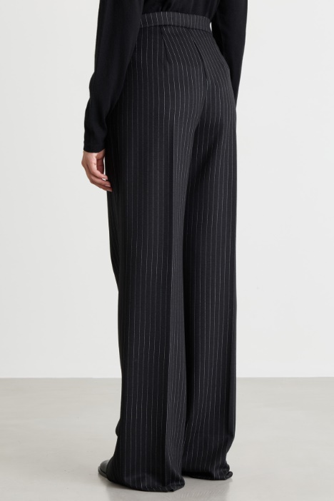 Pantalone in jersey jacquard