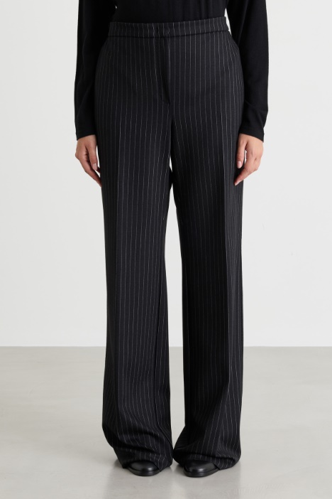 Pantalone in jersey jacquard